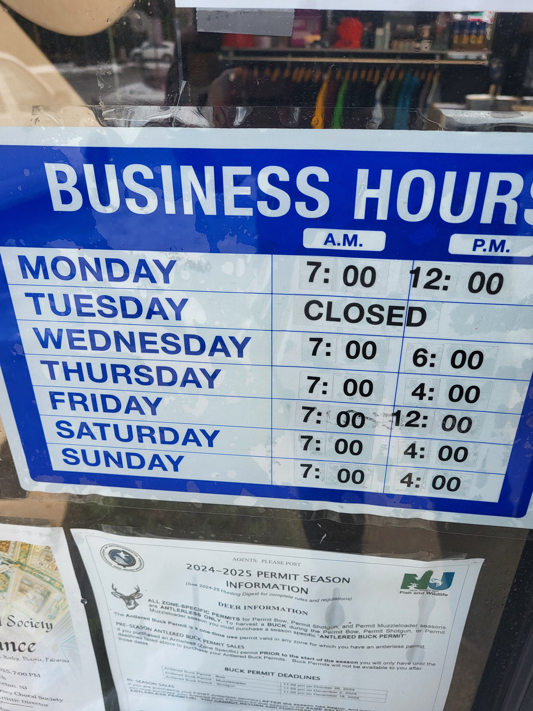 New February Hours