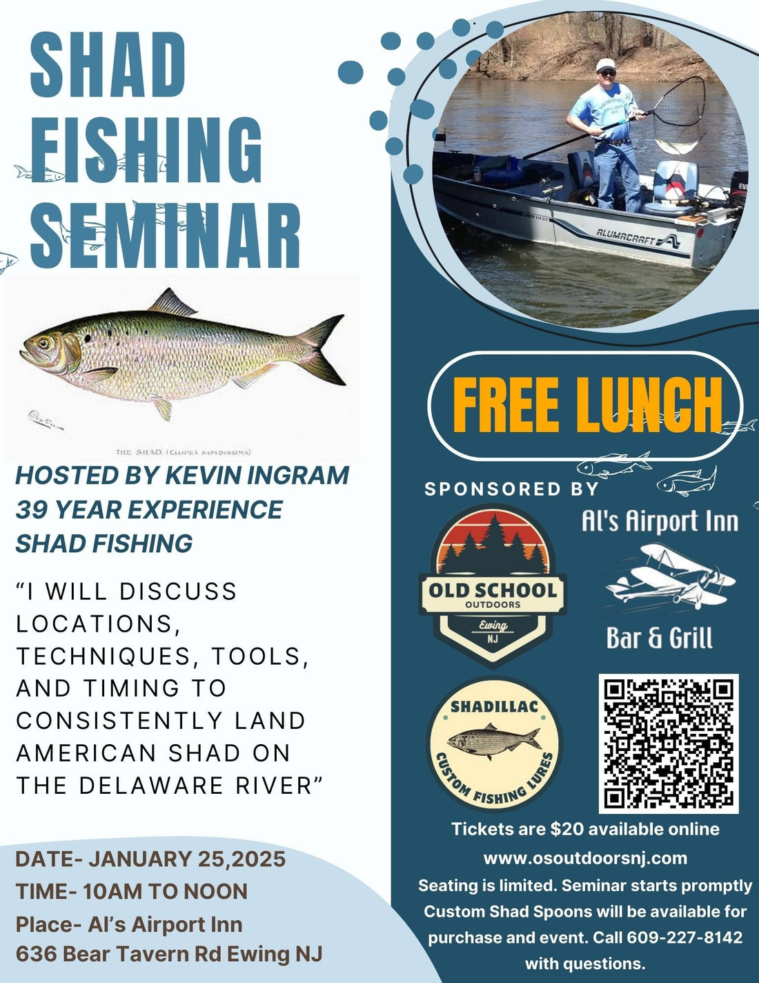 Shad Fishing Seminar hosted by Kevin Ingram