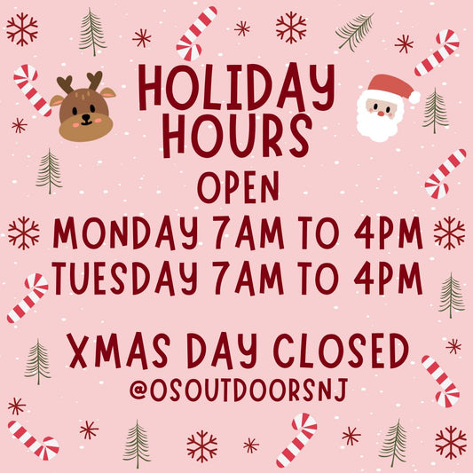 Xmas Holiday Hours