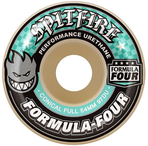 SPITFIRE FORMULA FOUR CONICAL FULL 58MM 97D (Set of 4)