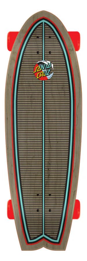 8.8in Classic Wave Splice Santa Cruz Shark Cruiser