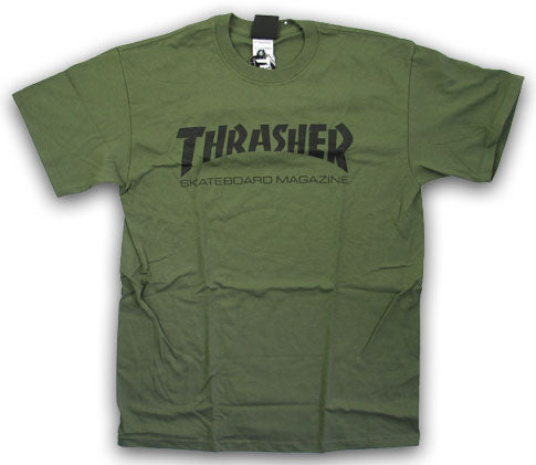 THRASHER SKATE MAG ARMY GREEN – Old School Outdoors